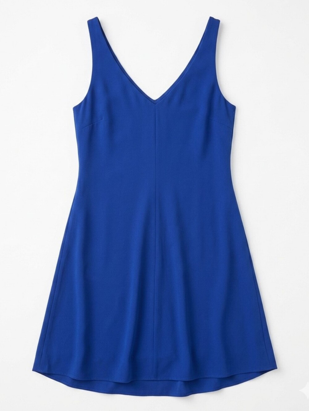 Jones Wear Royal Blue High-Low V-Neck Dress